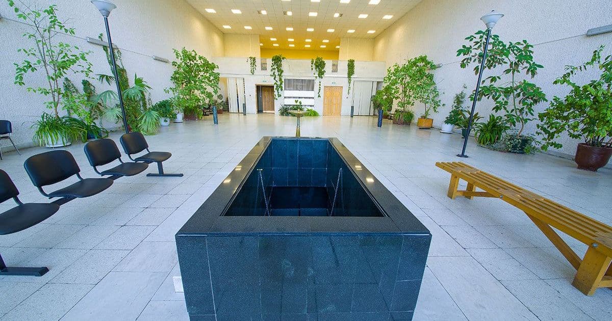 Зал прощания крематория